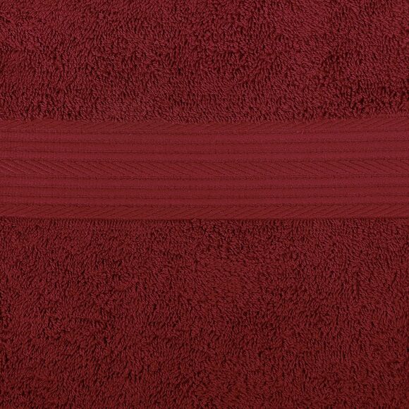 Amazon Basics 6 piece towel set, crimson red - Picture 3 of 5
